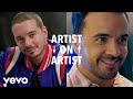 J Balvin, Luis Fonsi - J Balvin and Luis Fonsi Trade Valentine's Day Stories