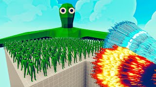 300x Zombie + 1x GIANT vs EVERY GODS  Totally Accurate Battle Simulator.