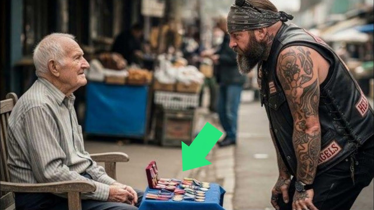 92-Year-Old Veteran Was Selling His Medals For Groceries - What 175 Hells Angels Did For Him... 