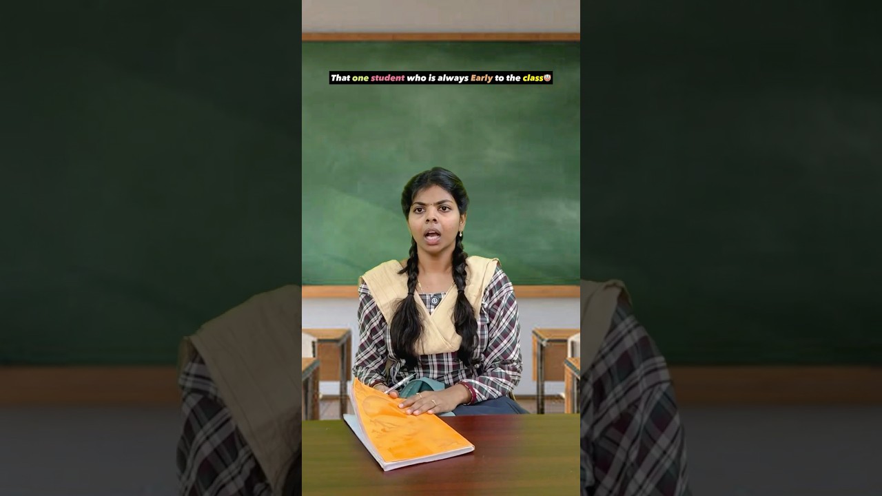 Always early to class🤡#sharmilageorge #shorts