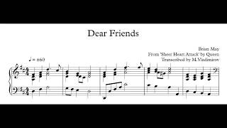 Queen - Dear Friends [piano transcription]