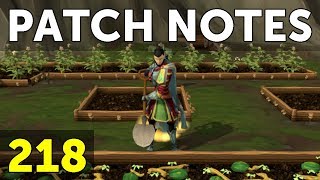 RuneScape Patch Notes #218 - 8th May 2018