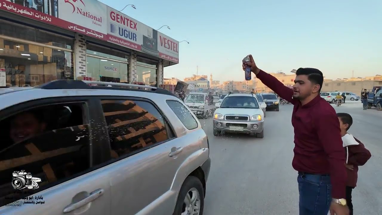 فيديو الصدام يقدم زفة العريس انس الحكيم .