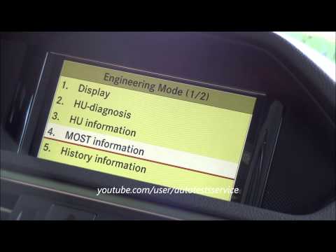 How To: Mercedes COMAND Online NTG 4.5 display GPS-Speed / GPS Geschwindigkeit anzeigen