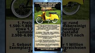 Simson Kr51 Schwalbe 5 Fakten Über Die Kult-Schwalbe