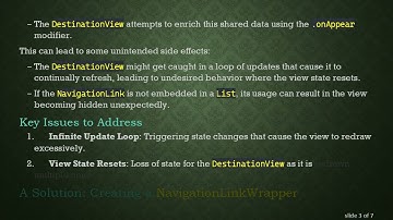 How to Resolve NavigationLink Update Issues in SwiftUI