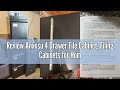 Review Anxxsu 4 Drawer File Cabinet, Filing Cabinets for Home Office, Metal Vertical File Storage Ca