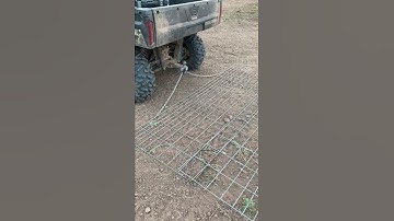 (3 of 3) $30 cheap ATV drag to cover food plot seed (3of 3)