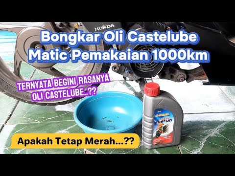 Review Oli Castelube Fascon Matic Pemakaian 1000km di Beat Fi - Apakah ...