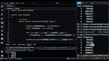 Die-rolling Program Using Arrays instead of switch - Java
