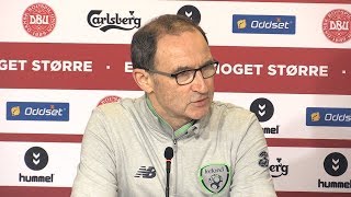 Full Denmark 0-0 Ireland - Martin O’Neill Full Post Match Press Conference - World Cup Qualifier News