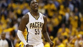 Roy Hibbert Blocksrejects Quincy Pondexter Twice Vs. Grizzlies Block Party Hd