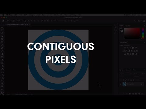 Adobe Photoshop: Contiguous Pixels 342