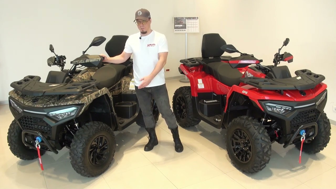 Обзор квадроциклов HND QRX моделей 550 и 650