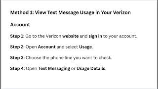 How to See Text Message History on Verizon – Detailed Logs & Usage Report