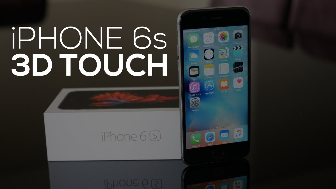 iphone 6s 3d touch  New Update  iPHONE 6s: O QUE É O 3D TOUCH