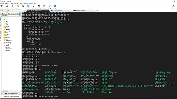 How To Install Cisco TRex on CentOS + GNS3 Traffic Generating Scenario