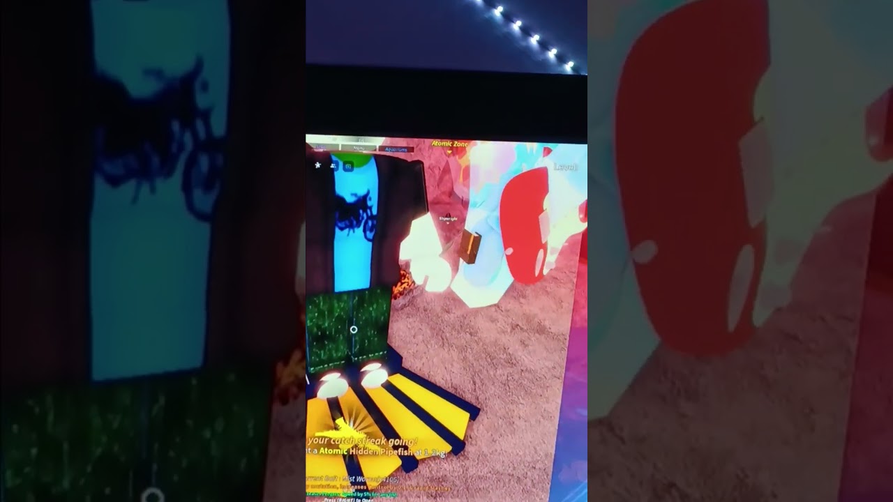 Me fishing at castaway with nuke sorry if the quality was bad my phone cracked and I made it on ps5