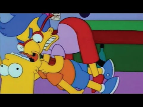 bart milhouse fight