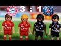 ⚽BAYERN MÜNCHEN-PARIS SAINT GERMAIN 3:1 - HIGHLIGHTS FUSSBALL CHAMPIONSLEAGUE Playmobil Stop Moti