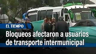 Habitantes De Cajic Y Zipaquir Caminaron Ms De 4 Horas Para Llegar A Sus Destinos Por Bloqueos