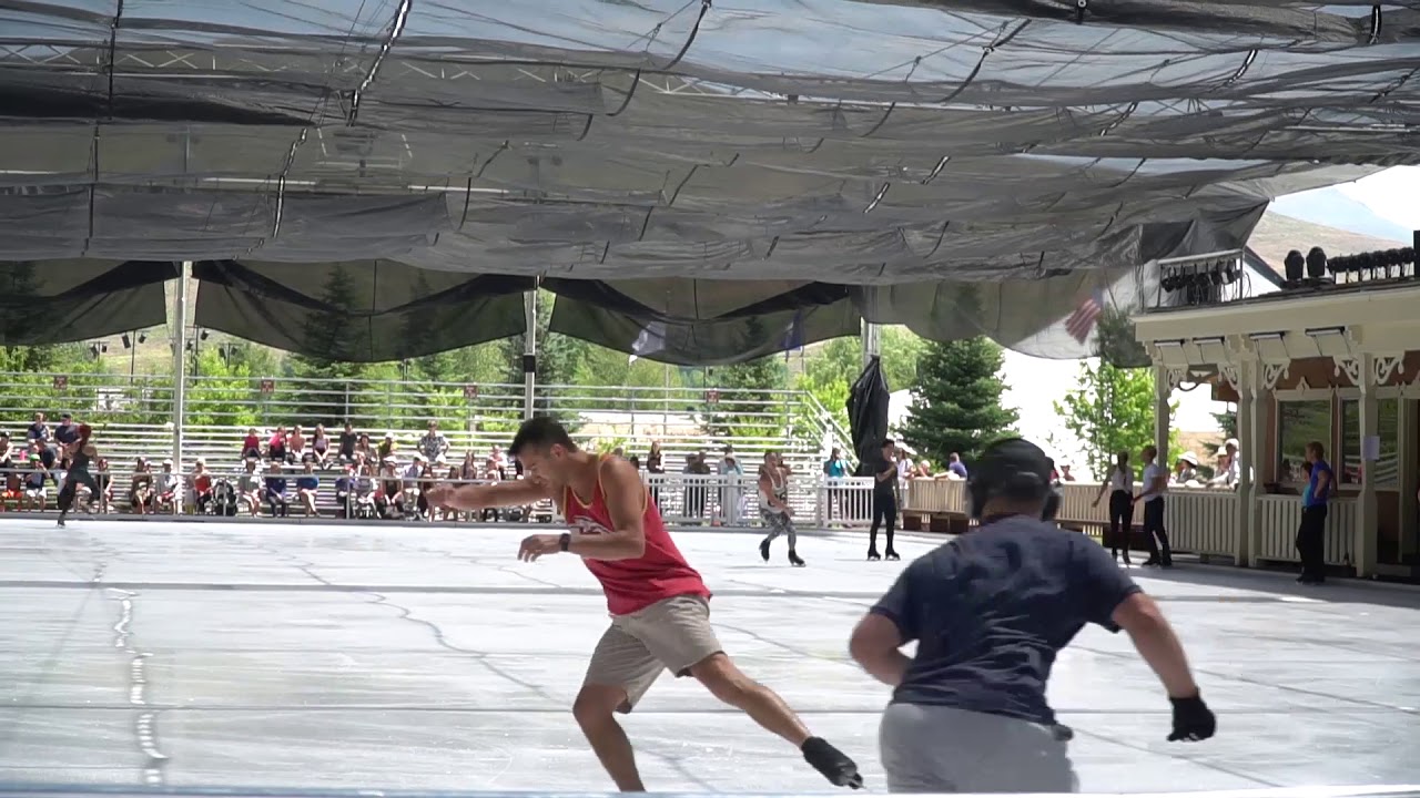 Nathan Chen warm up -  Ring of Fire | Sun Valley 2018