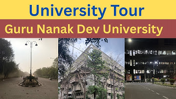University Tour || Guru Nanak Dev University View || #gnduamritsar