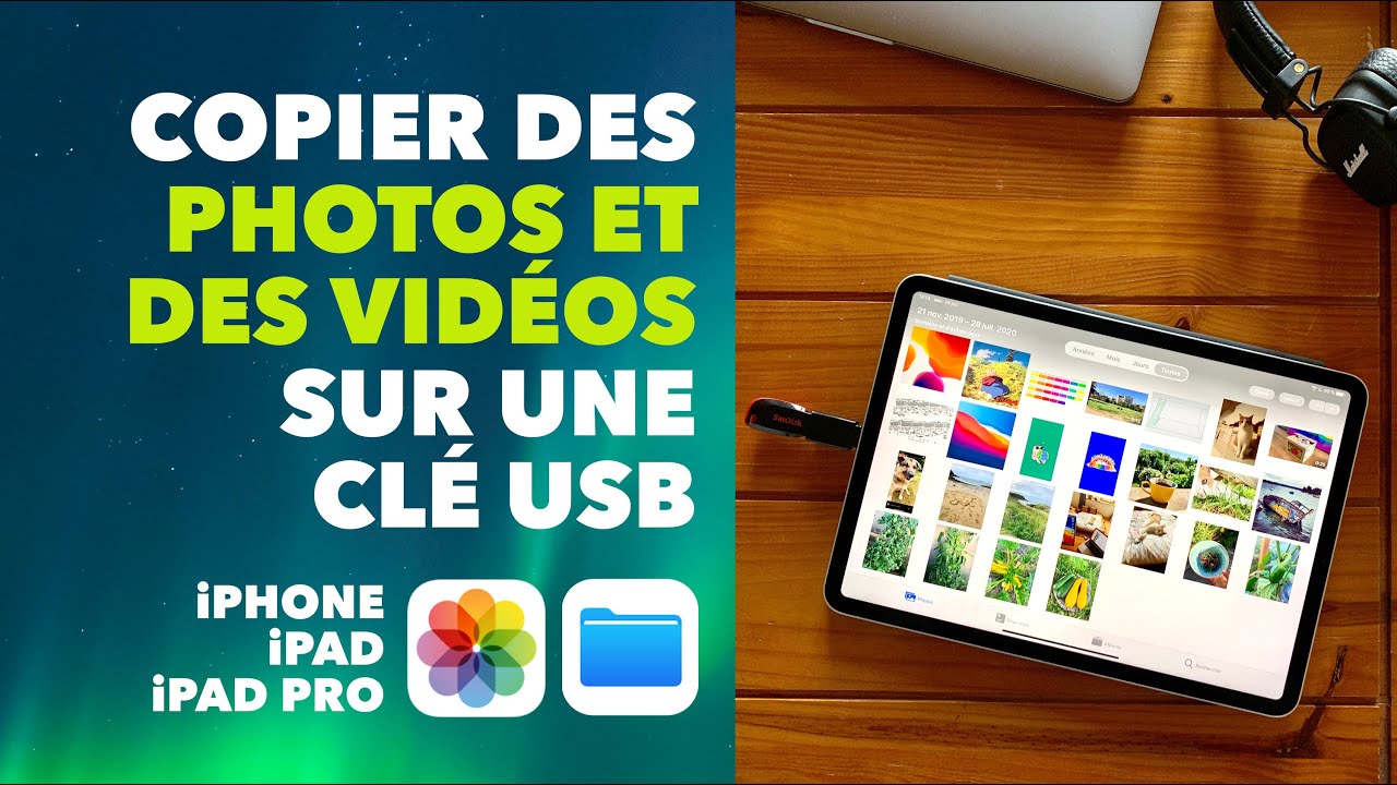 Comment transférer des photos iPhone sur une clé usb