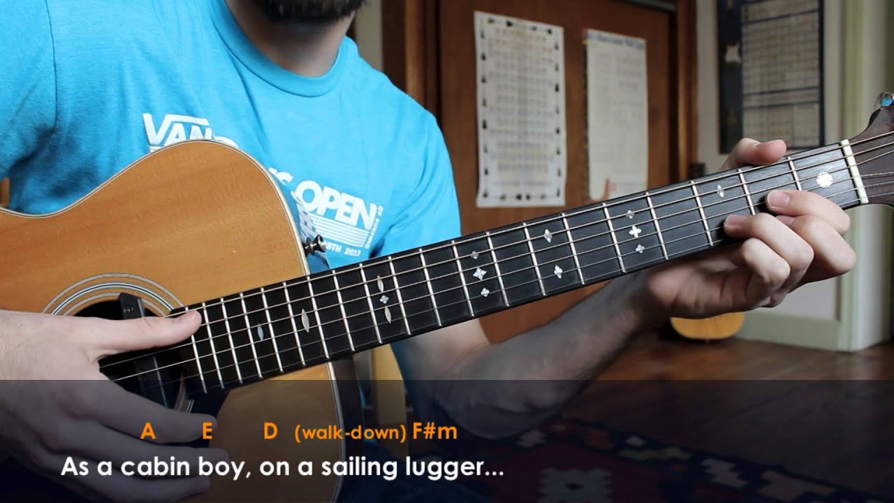 Oscar Isaac Shoals of Herring Folk Guitar Lesson YouTube