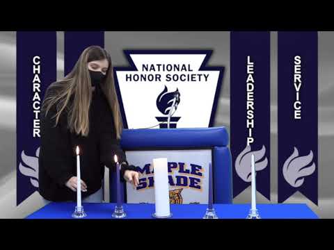 Maple Shade High School Virtual NHS Induction Ceremony