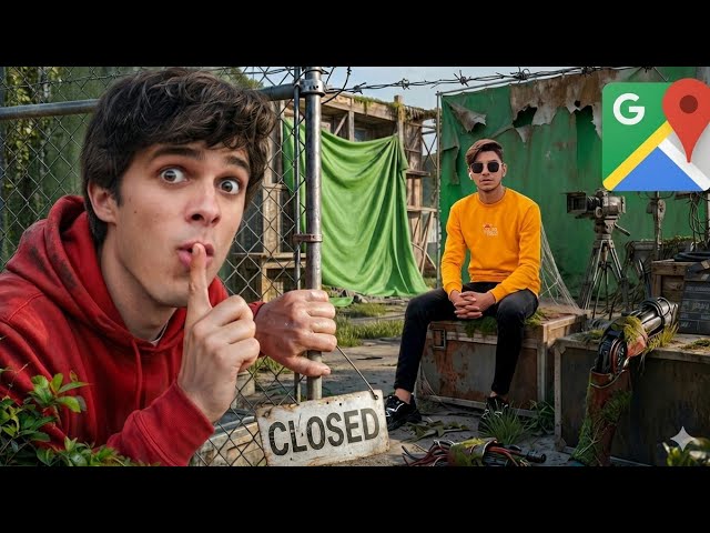 Exploring Abandoned Movie Locations on Google Maps! Brent Rivera Video In Hindi  Dubbed!