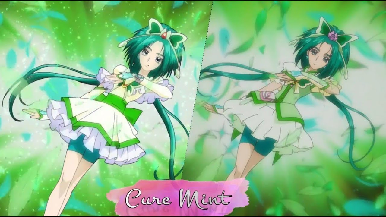 キュアミント Cure Mint Transformations Comparison Youtube