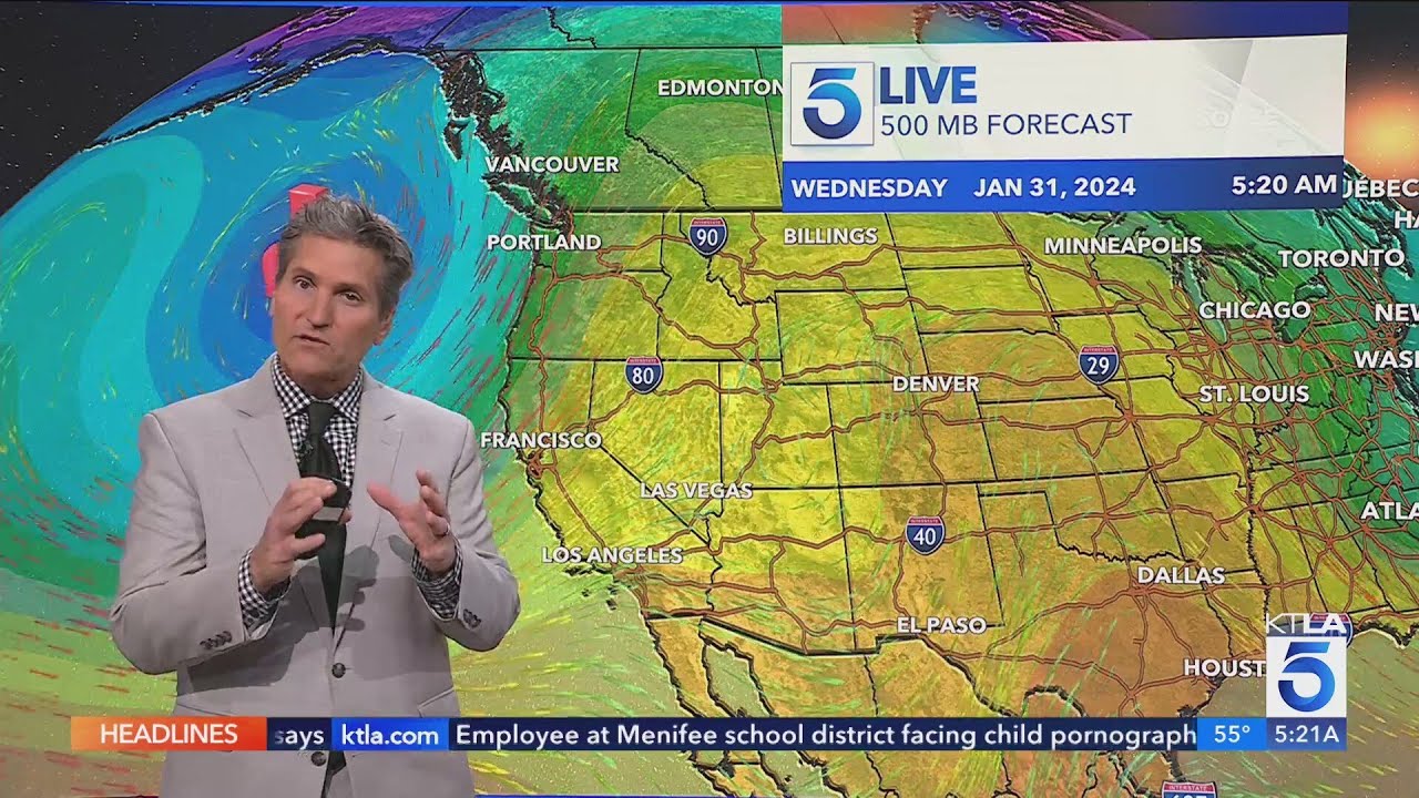 Storm moves into SoCal tonight, promises a wet Thursday - YouTube