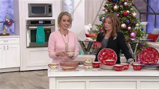 temp-tations® 12 Piece Seasonal Dinnerware Set on QVC