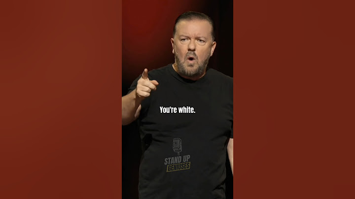 "CULTURAL APPROPRIATION" 😂 RICKY GERVAIS