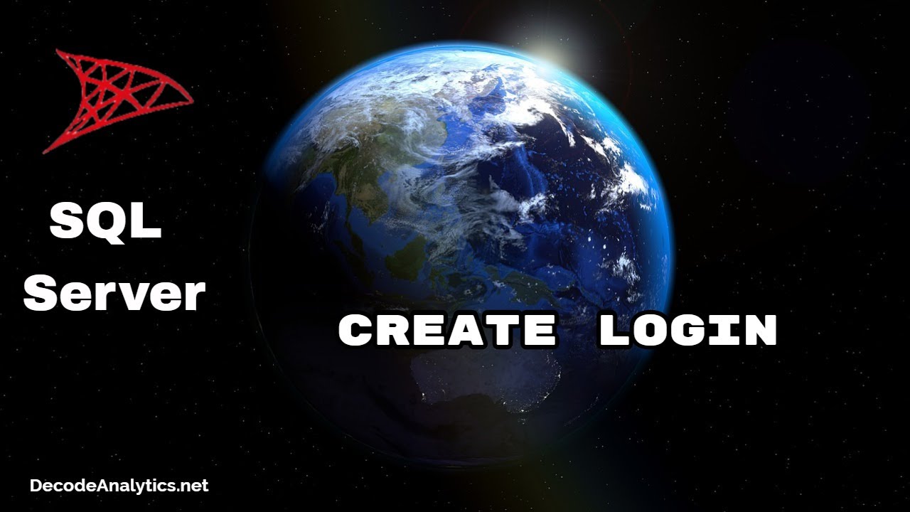 Create User SQL Server - YouTube