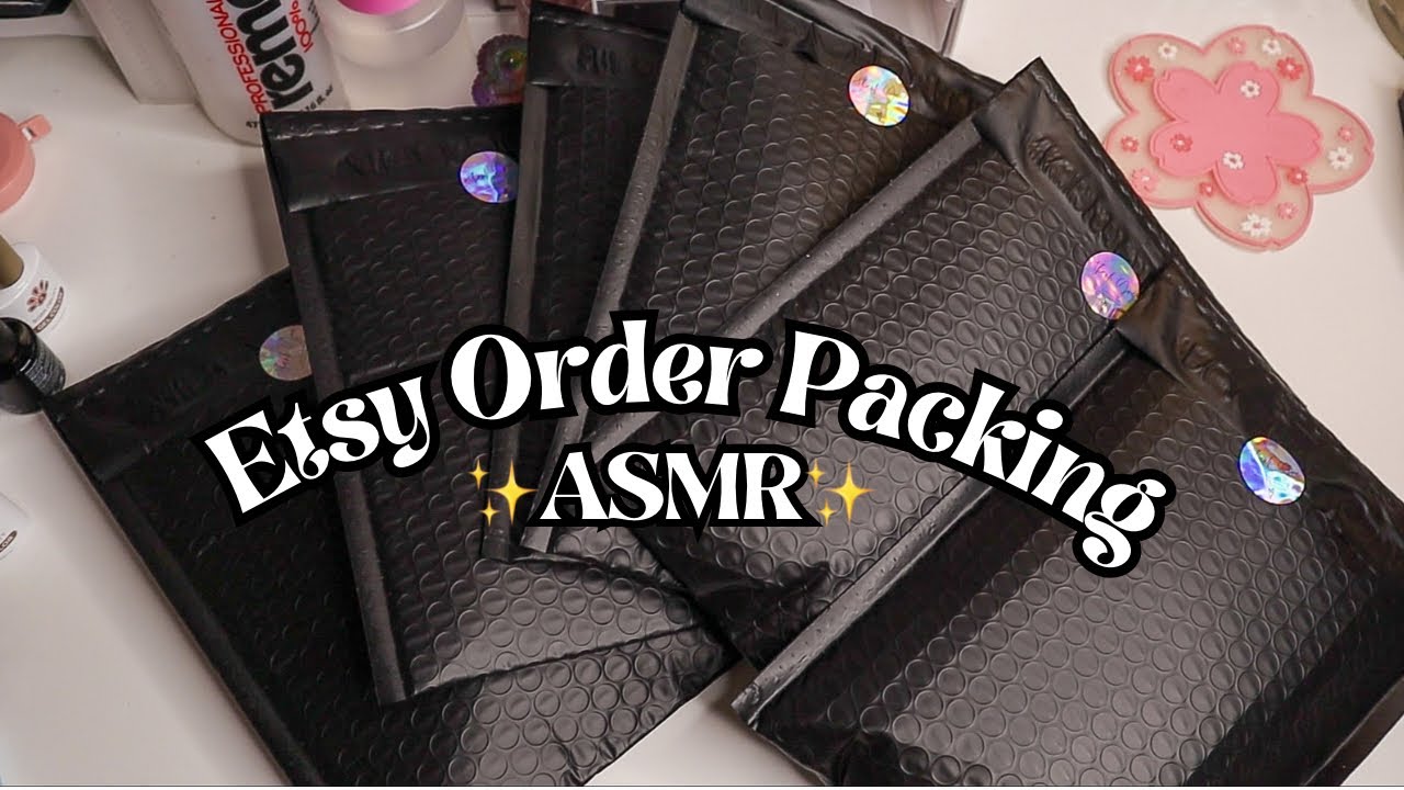 ASMR | Pack Etsy Orders With Me✨📦