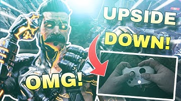 What 32 YEARS with a UPSIDE DOWN CONTROLLER looks like in Apex Legends! 🤯👀 #apexlegends