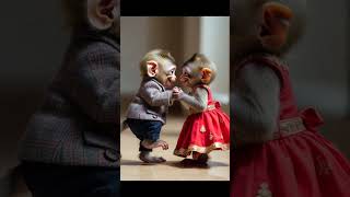 🐒beautiful ❤️couple romantic movment👫#love #aitamil #aimaiims #shortvideo #funny
