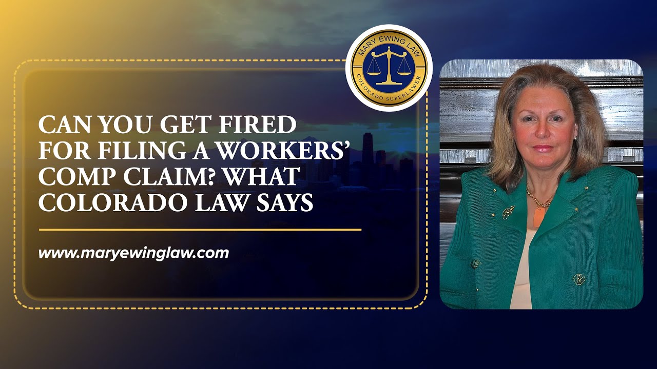 Can You Get Fired for Filing a Workers’ Comp Claim? What Colorado Law Says