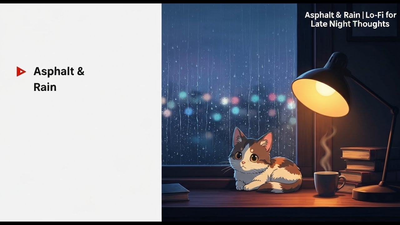 Asphalt & Rain | Lo-Fi for Late Night Thoughts