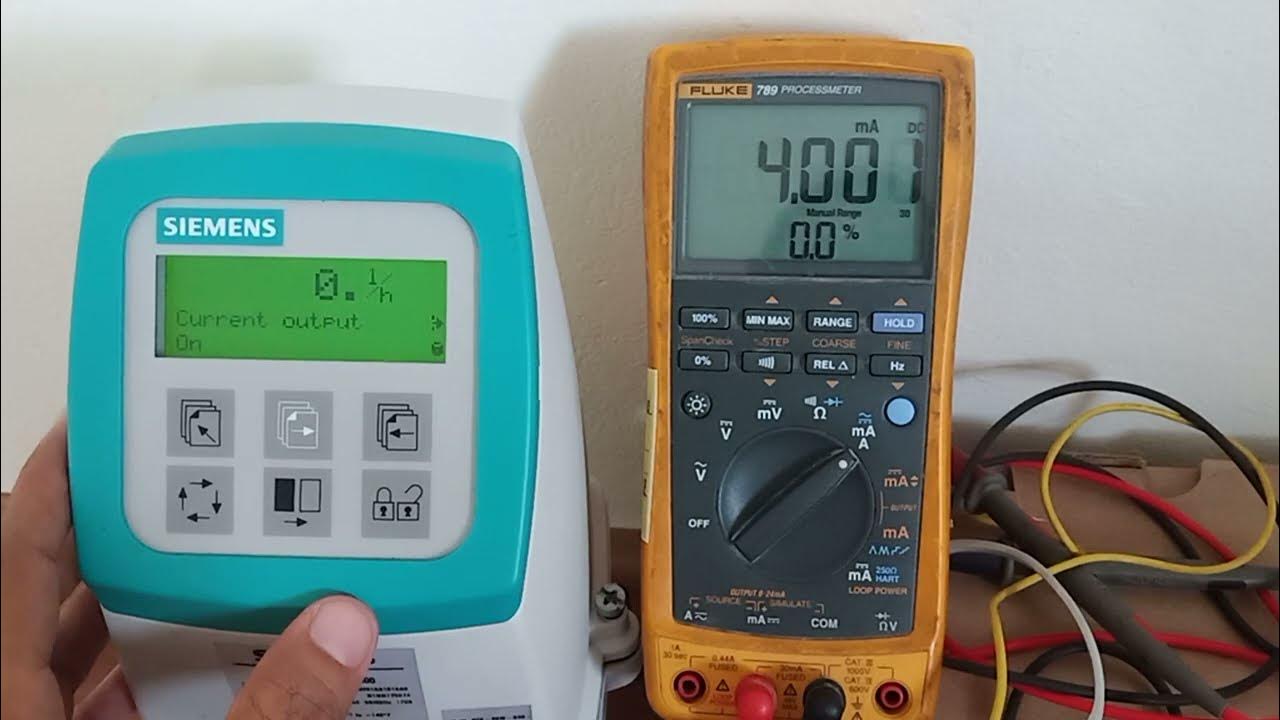 SIEMENS MAG5000/6000_How to loop test 420 mA(Thai version) YouTube