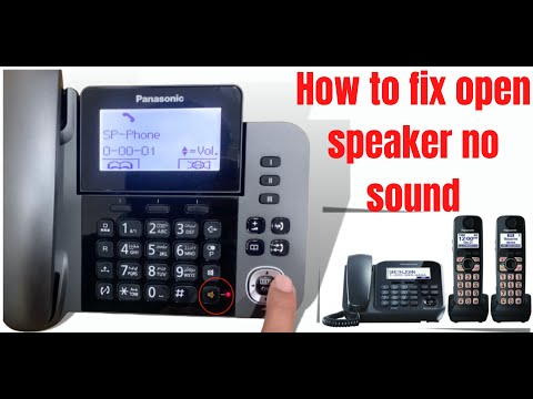 How to fix open speaker in Panasonic KX-TGF310 | Panasonic KX-TG4771C open speaker is not working