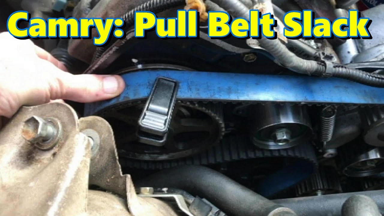 Camry easy timing belt placement tdc mark a tooth off 2 2l 1997 2001