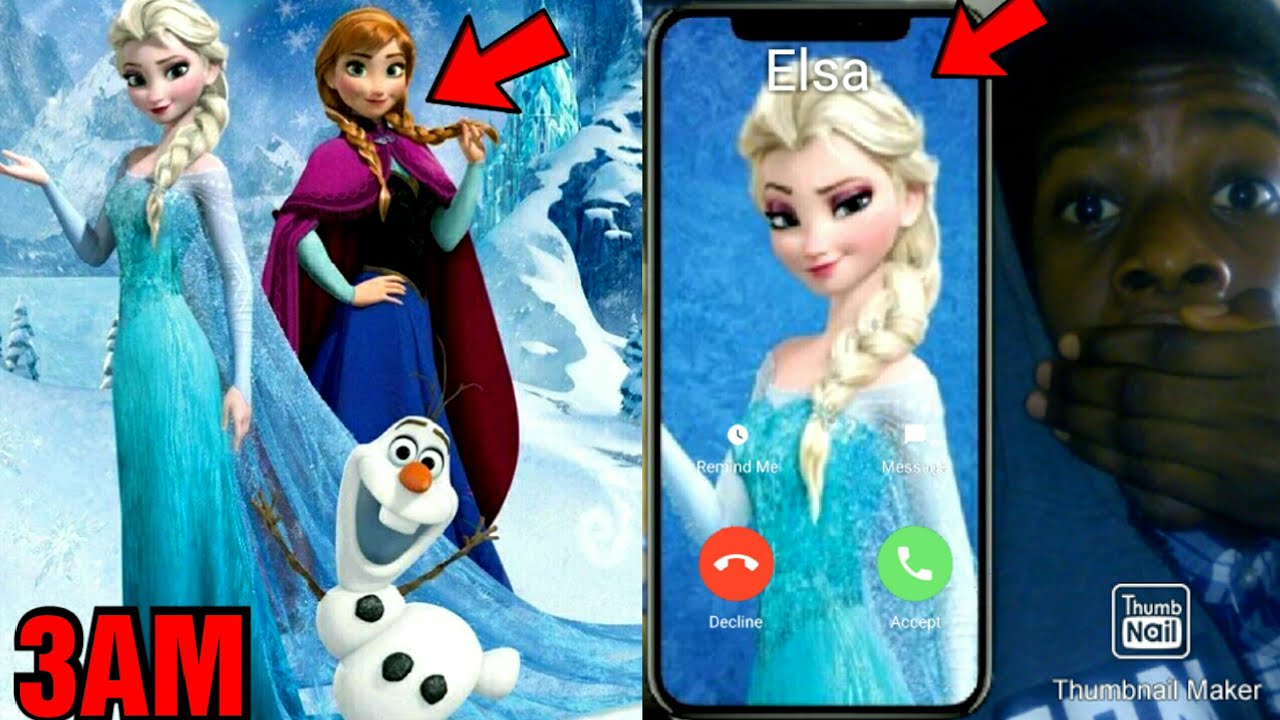 DO NOT CALL ELSA AND ANNA!! (FROM DISNEY'S FROZEN 2) AT 3AM!!! (THEY ...