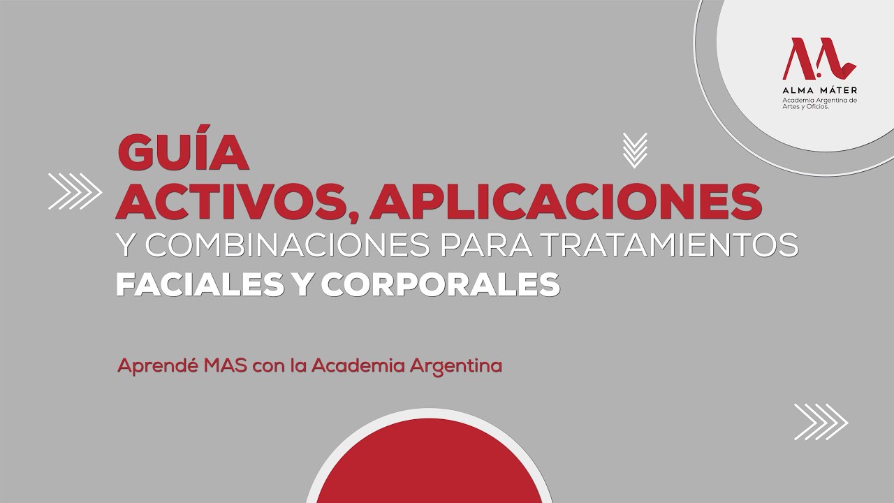GUIA PRACTICA PARA EL USO DE ACTIVOS EN TRATAMIENTOS DE ESTETICA