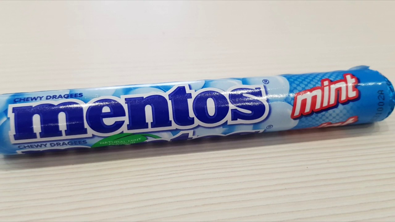 Mentos Mint Chewy Dragees Discover 2018