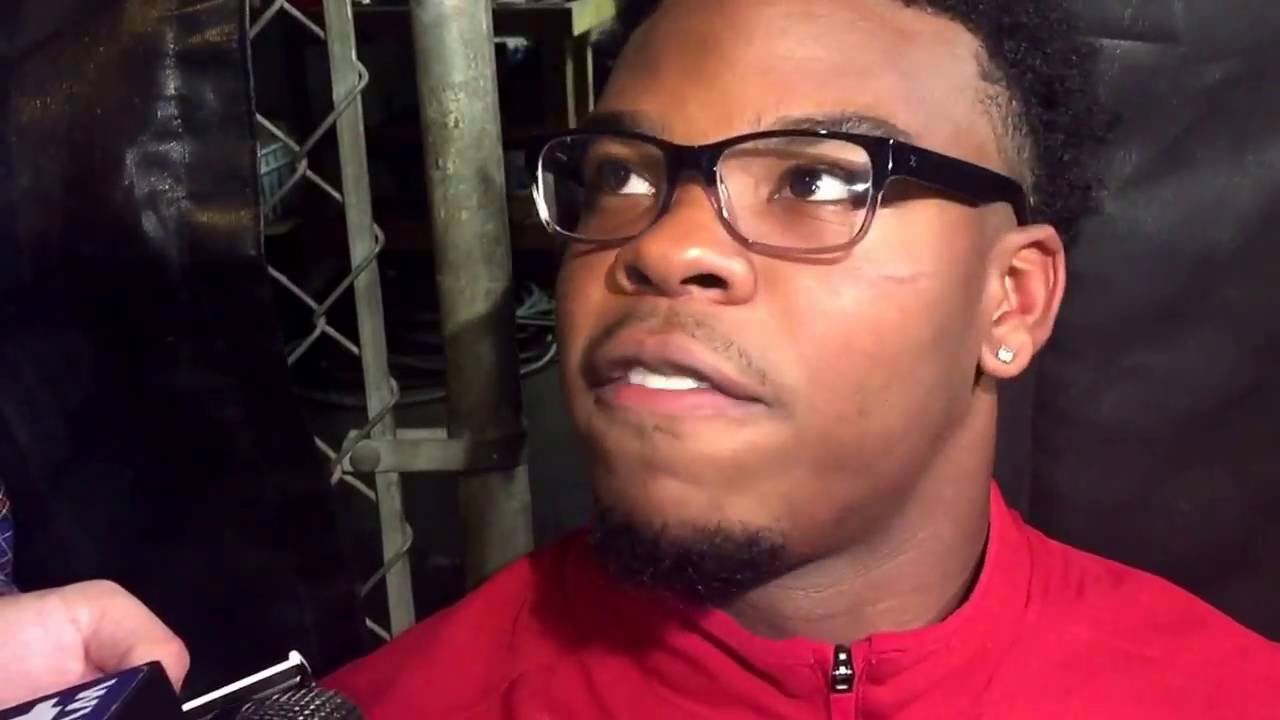 Alabama RB Damien Harris after the victory over Tennessee - YouTube