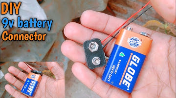 Unbelievable Trick to Make a 9v Battery Connector - You Won