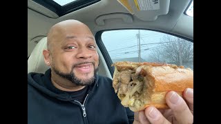 Blue Cactus Grill: Veggie Lovers Cheese Steak!